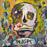 Duck Acryl, Collage auf Leinwand 80 x 80 cm, 2016